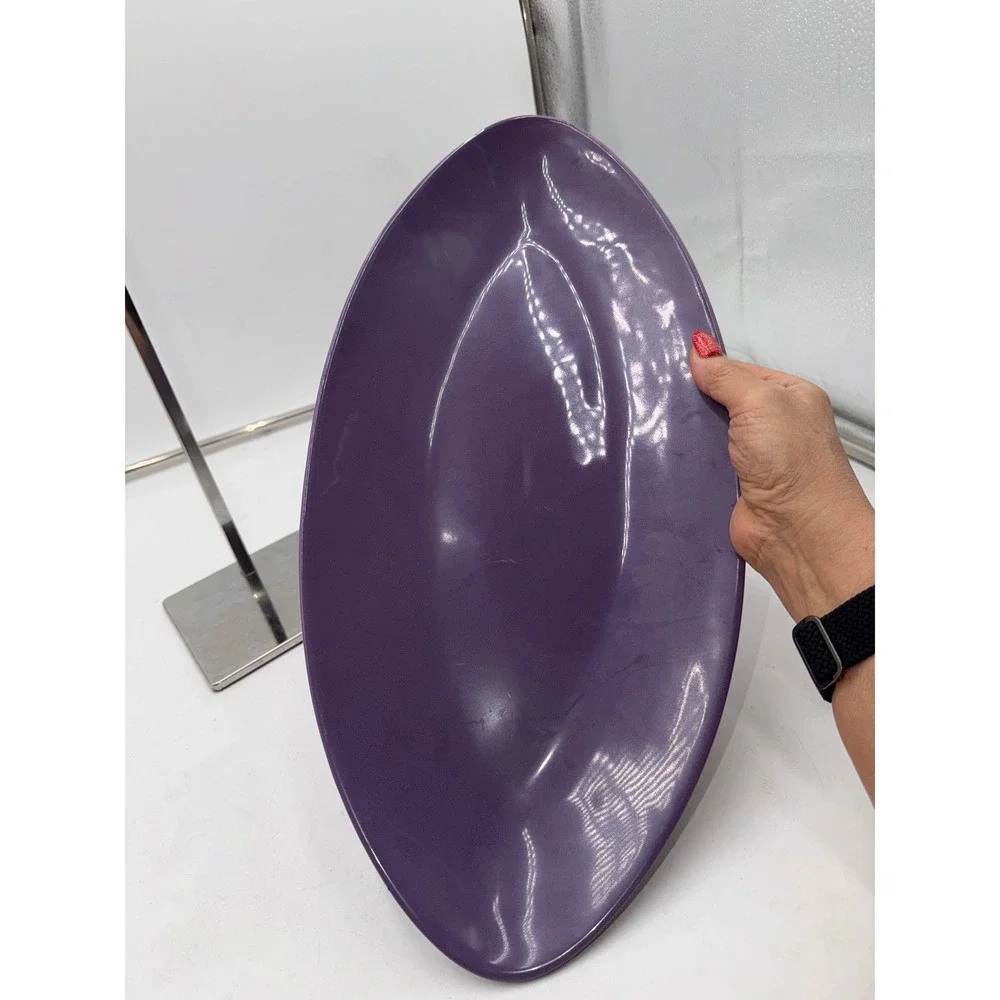SengWare Purple Stoneware Oval Serving Platter Original SengWare Plate